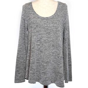 Maurices Women's Gray Long Sleeve Swing Top LG